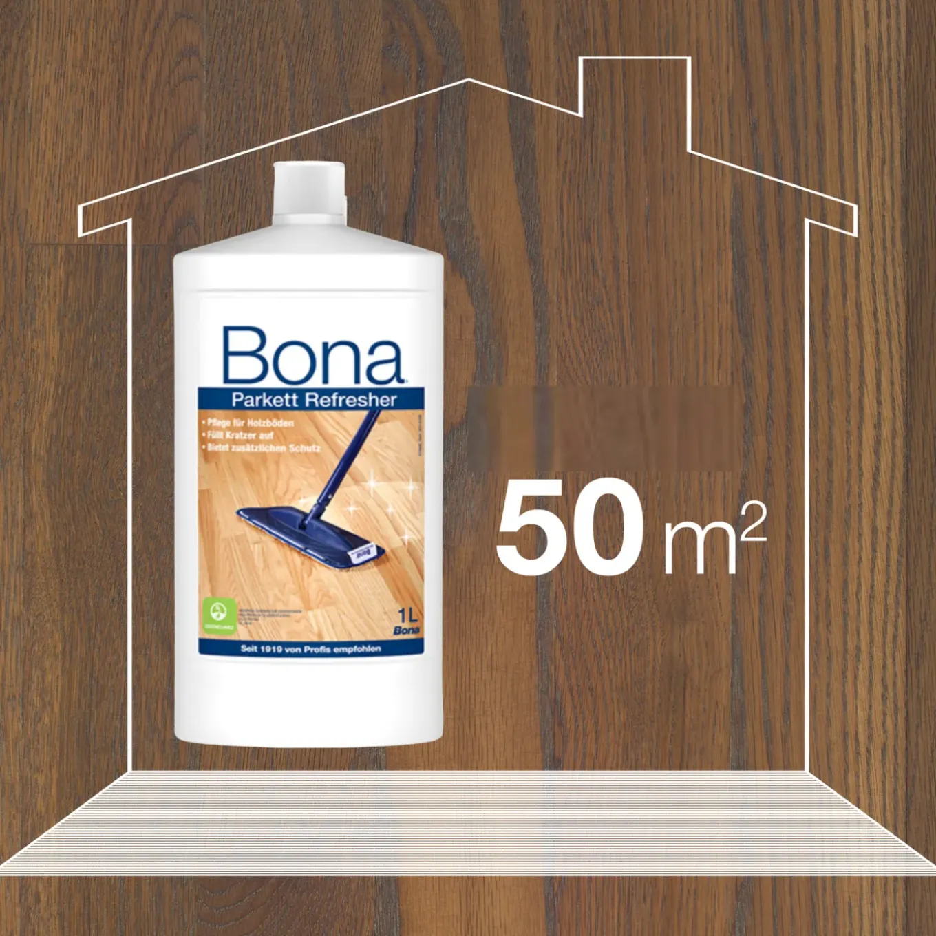Bona Houten Vloer Refresher - 1 Liter - Houten Vloer Onderhoud - Beschermend