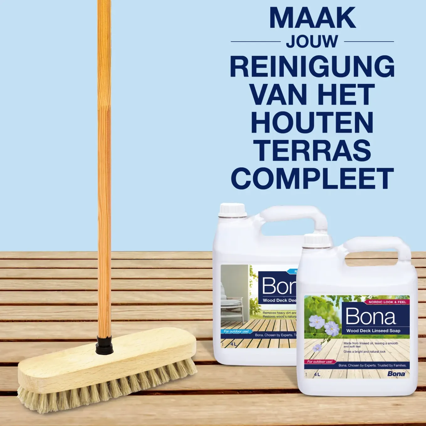 Bona Wood Deck Deep Cleaner - Terrasreiniger Vloeistof 4L