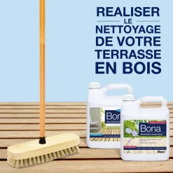 Bona Wood Deck Linseed Soap - Lijnoliezeep Vloeistof 4L - Terras Onderhoud - Natuurzeep
