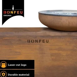 Bonfeu Bonbiza Island - Buitenkeuken Cortenstaal - 145x80x108 Cm - Incl. Plancha