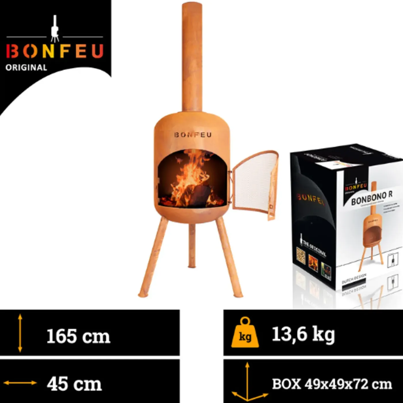 BonFeu BonBono Roest Tuinhaard