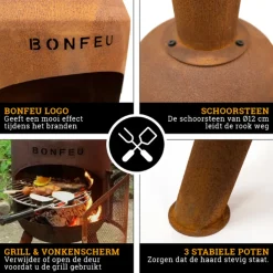 BonFeu BonBono Roest Tuinhaard
