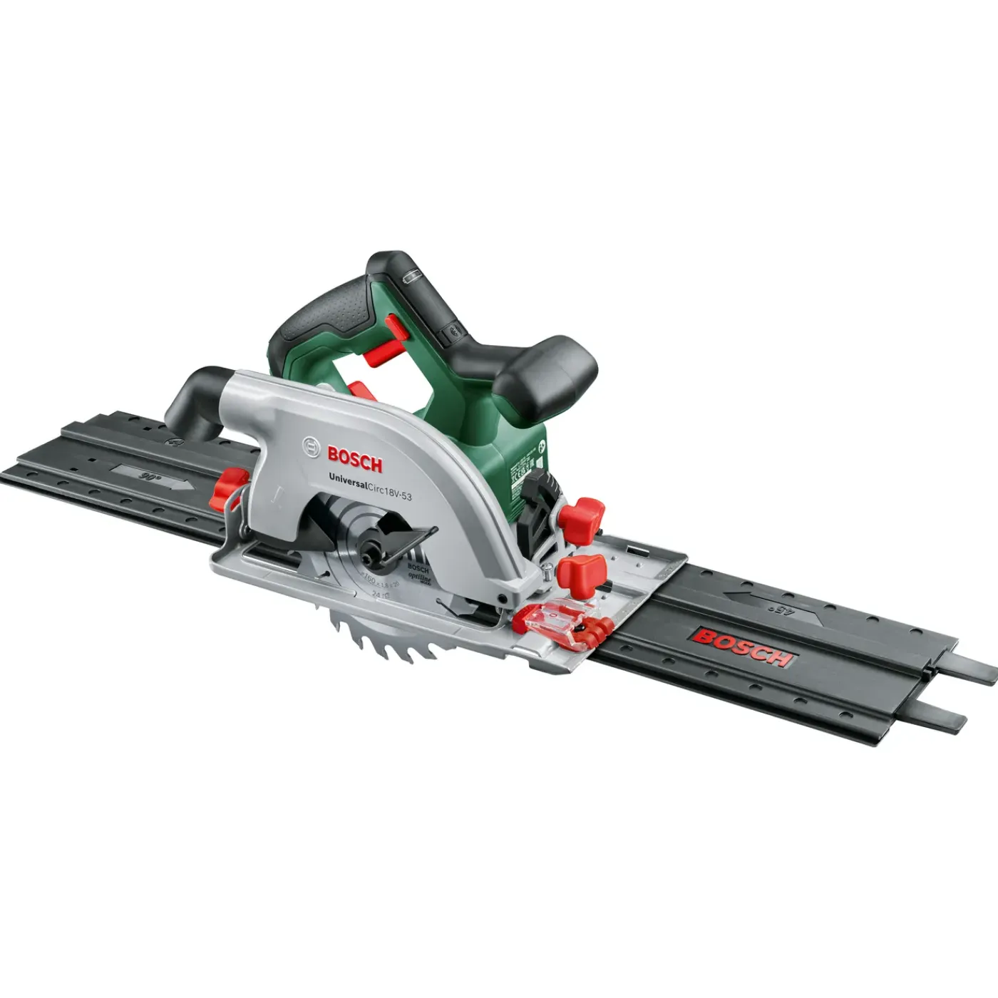 Bosch Accucirkelzaag UniversalCirc 18V-53 - Zaagdiepte 53mm - diam. 160mm - 18V