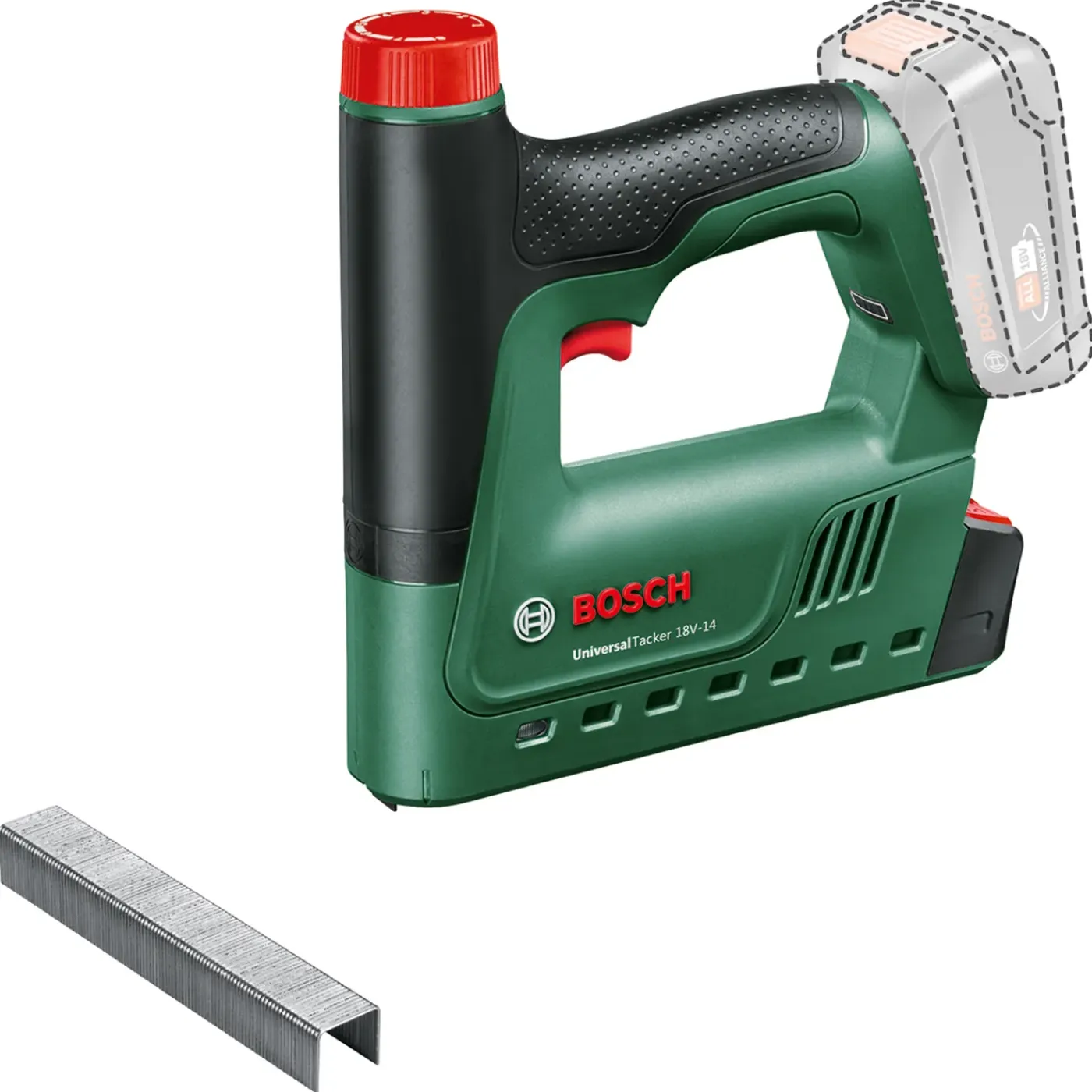Bosch Accutacker UniversalTacker 18V-14 - Draadloos - Type 53 nietjes tot 14mm - 1000 nietjes