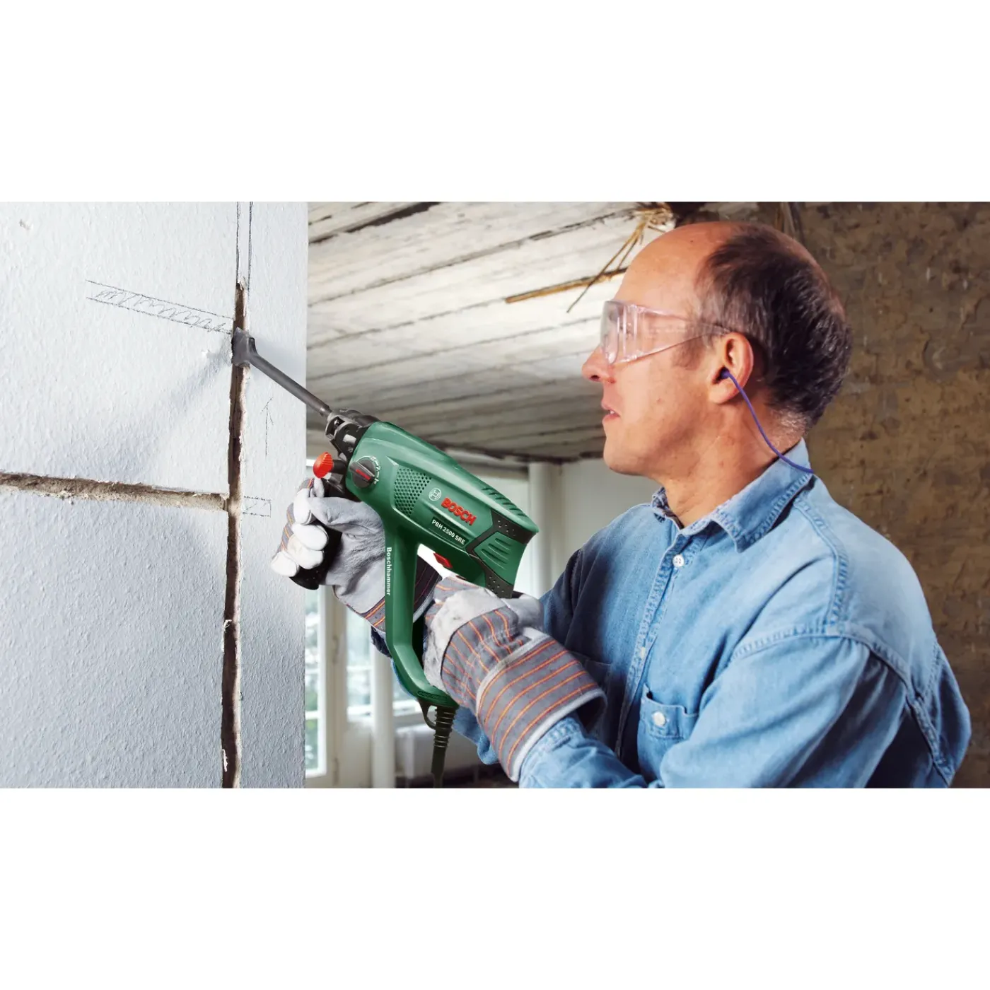 Bosch - Boorhamer - PBH 2500 SRE - Gesnoerd - 230V - 1,9 J - SDS-Plus