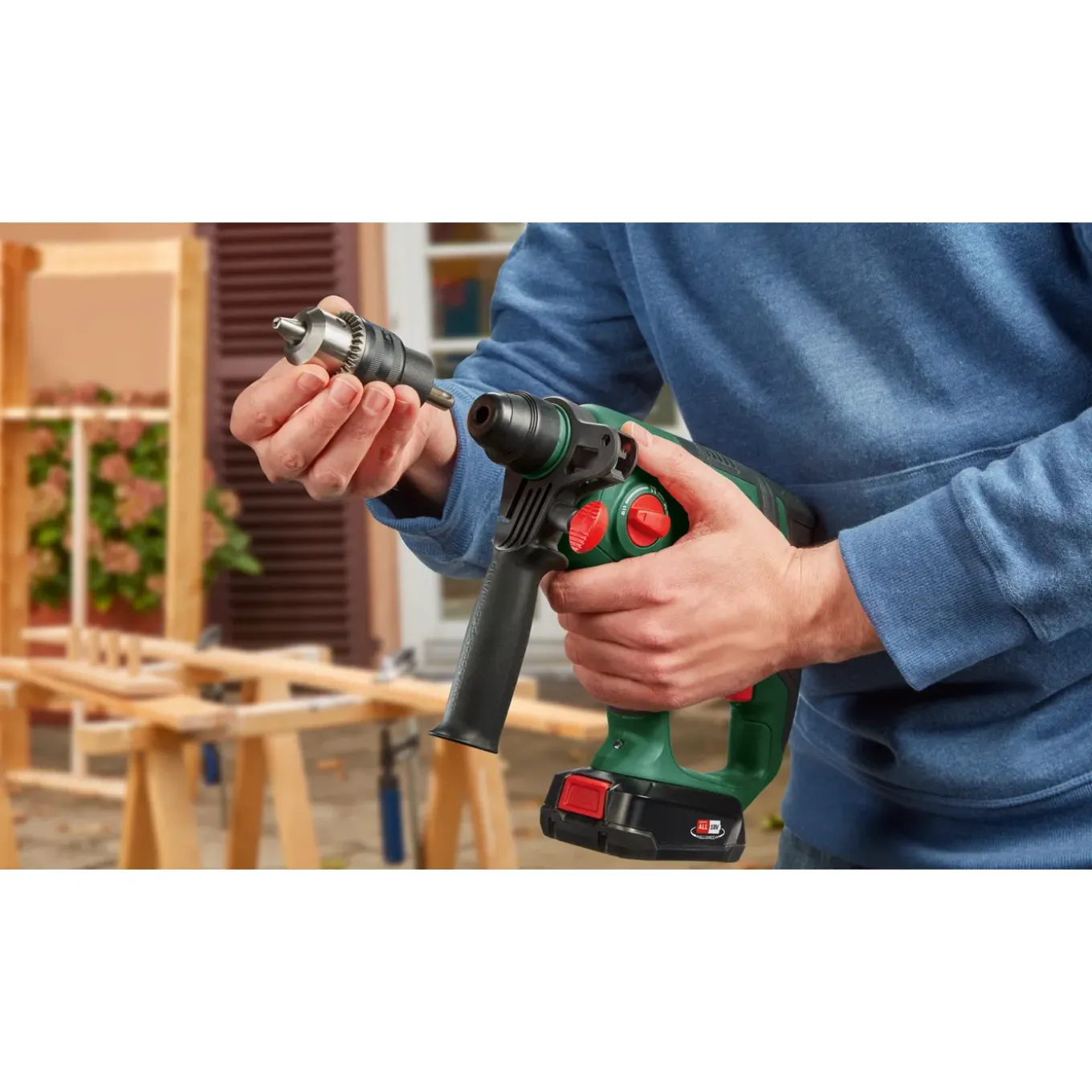 Bosch - Boorhamer - UniversalHammer 18V - Accu - 18V - 2,0 J - SDS-Plus