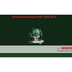 Bosch bovenfrees POF 1400 ACE - 1400W - Met snoer