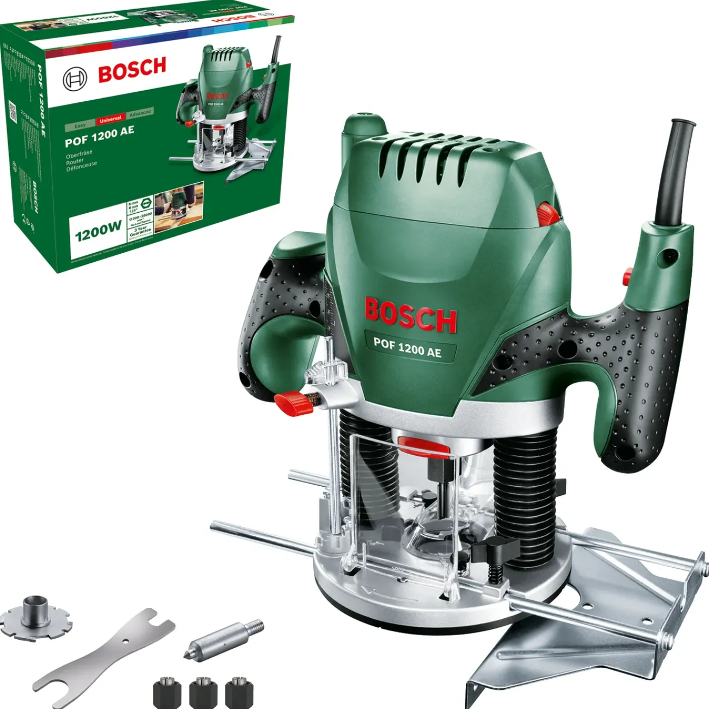 Bosch bovenfrees POF 1200 AE - 1200W - Met snoer
