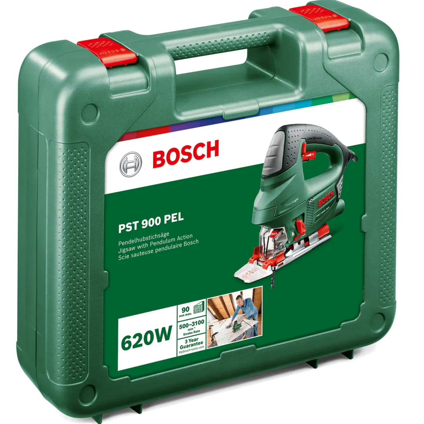 Bosch Decoupeerzaag PST 900 PEL - 620W Gesnoerd - Koolborstelloze motor - Pendelfunctie