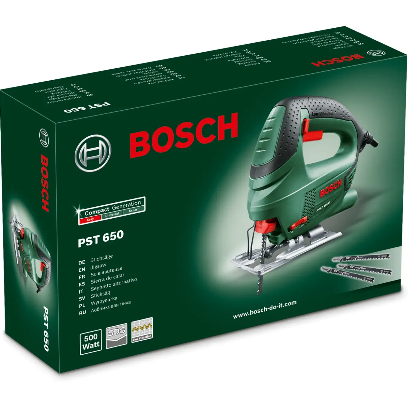 Bosch Decoupeerzaag PST 650 - 500W Gesnoerd