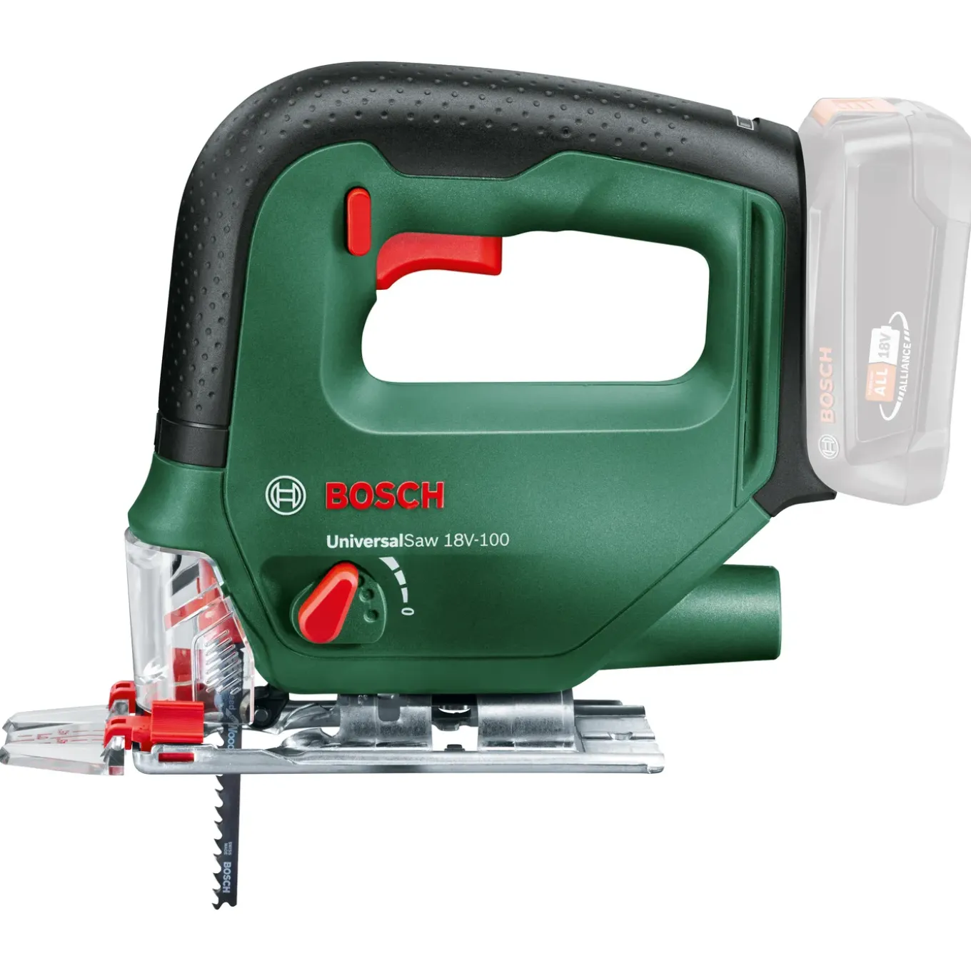 Bosch Decoupeerzaag UniversalSaw 18V-100 - 18V Accu (zonder accu) - Pendelfunctie - Variabele snelheid