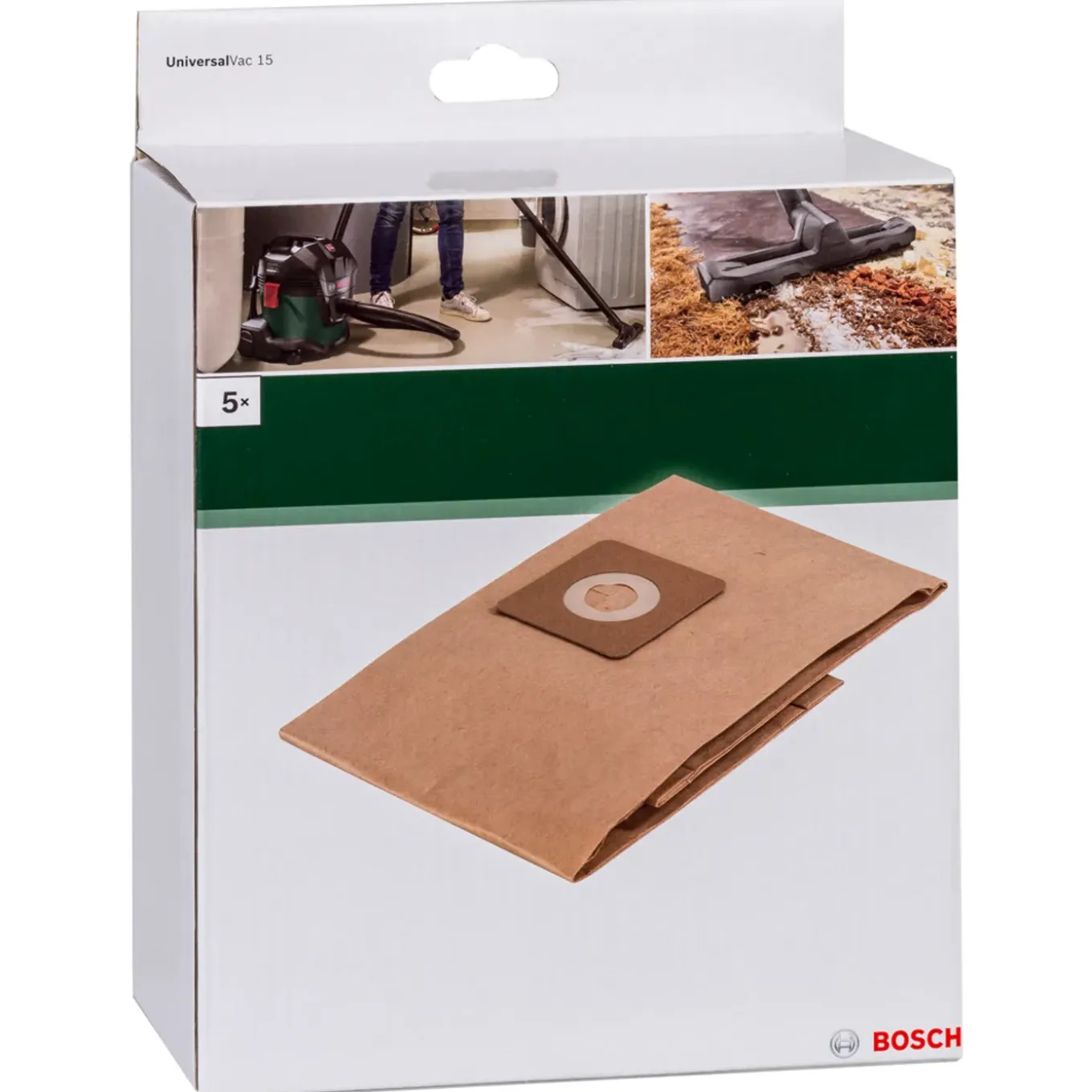 Bosch Stofzakken voor UniversalVac 15 - Papier - 5 stuks