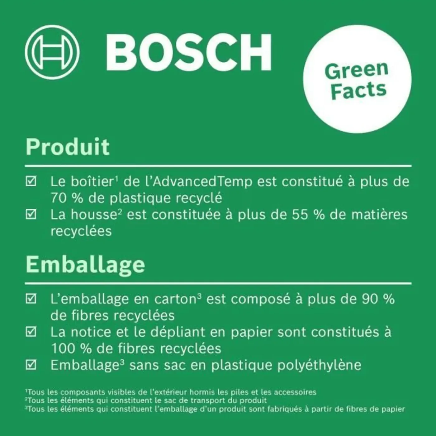 Bosch - Thermische Detector Advancedtemp - Meetbereik -30 Tot +500 °c - Ecodesign