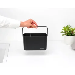 Brabantia - Aanrecht Organizer Met Vaatdoekhouder - Dark Grey