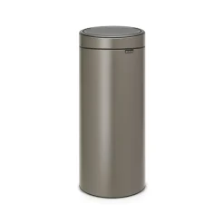 Brabantia Afvalbak Touch Bin - Staal - Platinum - 29.5x32x72cm - 30L