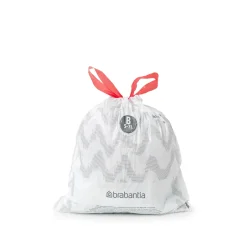 Brabantia afvalzak PerfectFit B wit 5L 20 stuks