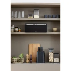 Brabantia Broodtrommel Met Klepdeksel - Matt Black