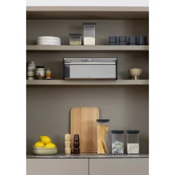 Brabantia Broodtrommel Met Klepdeksel - Brilliant Steel