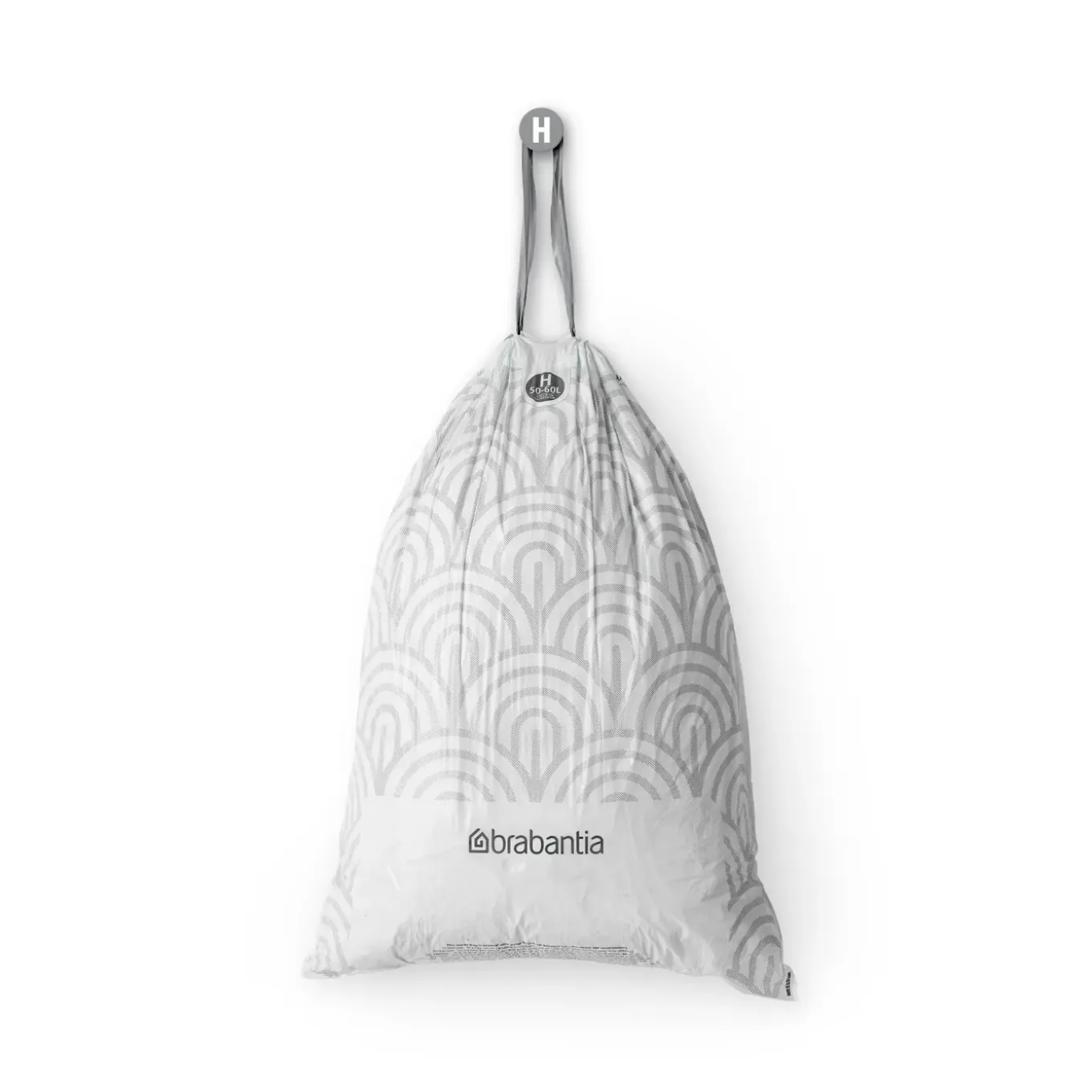 Brabantia PerfectFit afvalzak met trekbandsluiting code H 50-60L 40 stuks per dispenserverpakking