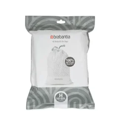 Brabantia PerfectFit afvalzak met trekbandsluiting code H 50-60L 40 stuks per dispenserverpakking