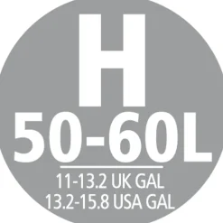 Brabantia PerfectFit afvalzak met trekbandsluiting code H 50-60L 40 stuks per dispenserverpakking