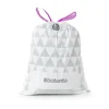Brabantia PerfectFit afvalzak met trekbandsluiting code C 10-12L 40 stuks per dispenserverpakking