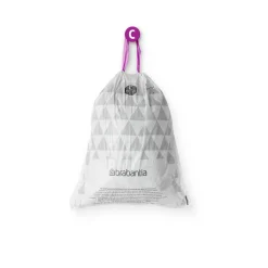 Brabantia PerfectFit afvalzak met trekbandsluiting code C 10-12L 40 stuks per dispenserverpakking