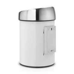 Brabantia wandafvalemmer Touch Bin 3L wit