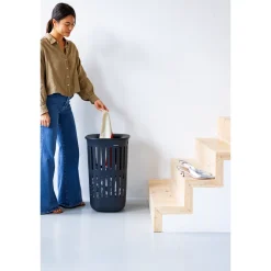 Brabantia Wasmand Collect-It - Kunststof - Zwart - 55L