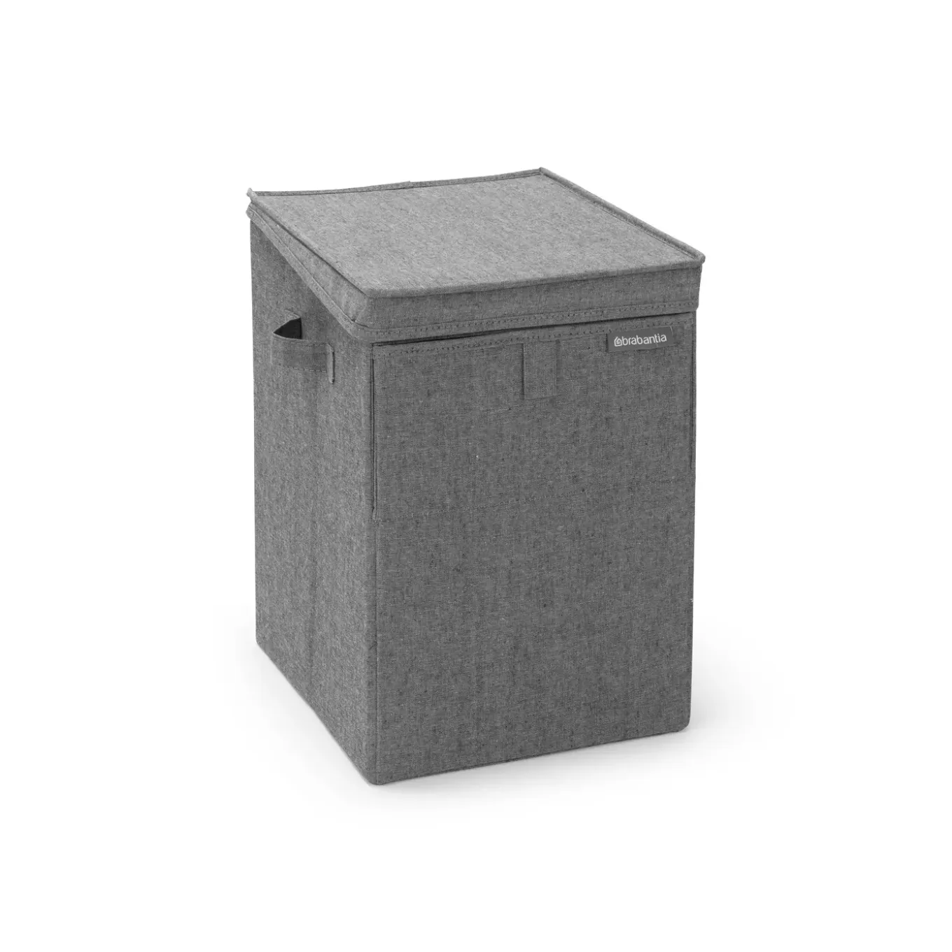 Brabantia wasmand met deksel stapelbaar 35L Pepper Black