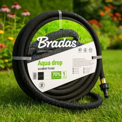 Bradas Bewateringsslang - Zweetslang 13 Mm (1/2") Inclusief Grondpennen 25m