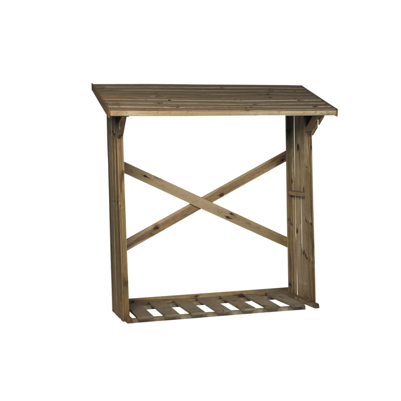 Overig Brandhoutberging met vloer sequoia 180x70x180cm