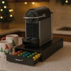 Brasq Capsulehouder Nespresso - Opbergbox Met Lade - 50 Cups