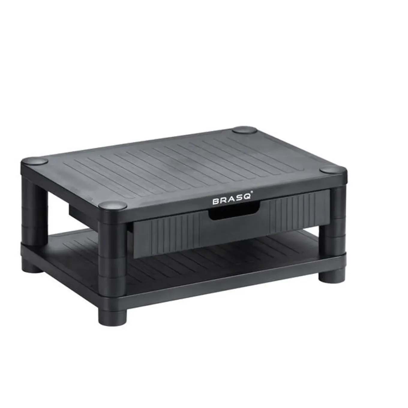 Brasq Monitorstandaard Zwart Ms200
