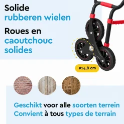 BRASQ Steekwagen Inklapbaar - Transportkar Staal - 120kg Draagvermogen - Transportwagen - Steekkar