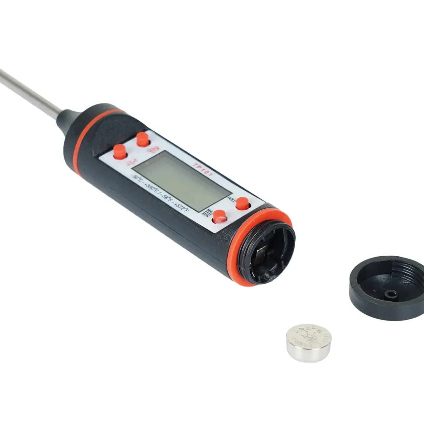 Brauch Digitale Keukenthermometer TP200 - Vleesthermometer BBQ & Oven - RVS Sonde