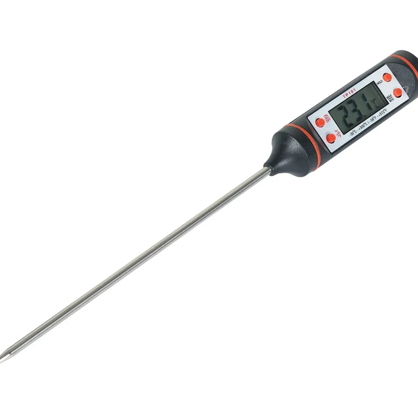 Brauch Digitale Keukenthermometer TP200 - Vleesthermometer BBQ & Oven - RVS Sonde
