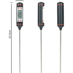Brauch Digitale Keukenthermometer TP200 - Vleesthermometer BBQ & Oven - RVS Sonde