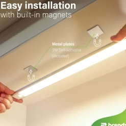 Brendz Kastverlichting - PIR sensor - USB-C - 40 cm - 3 kleurtemperaturen