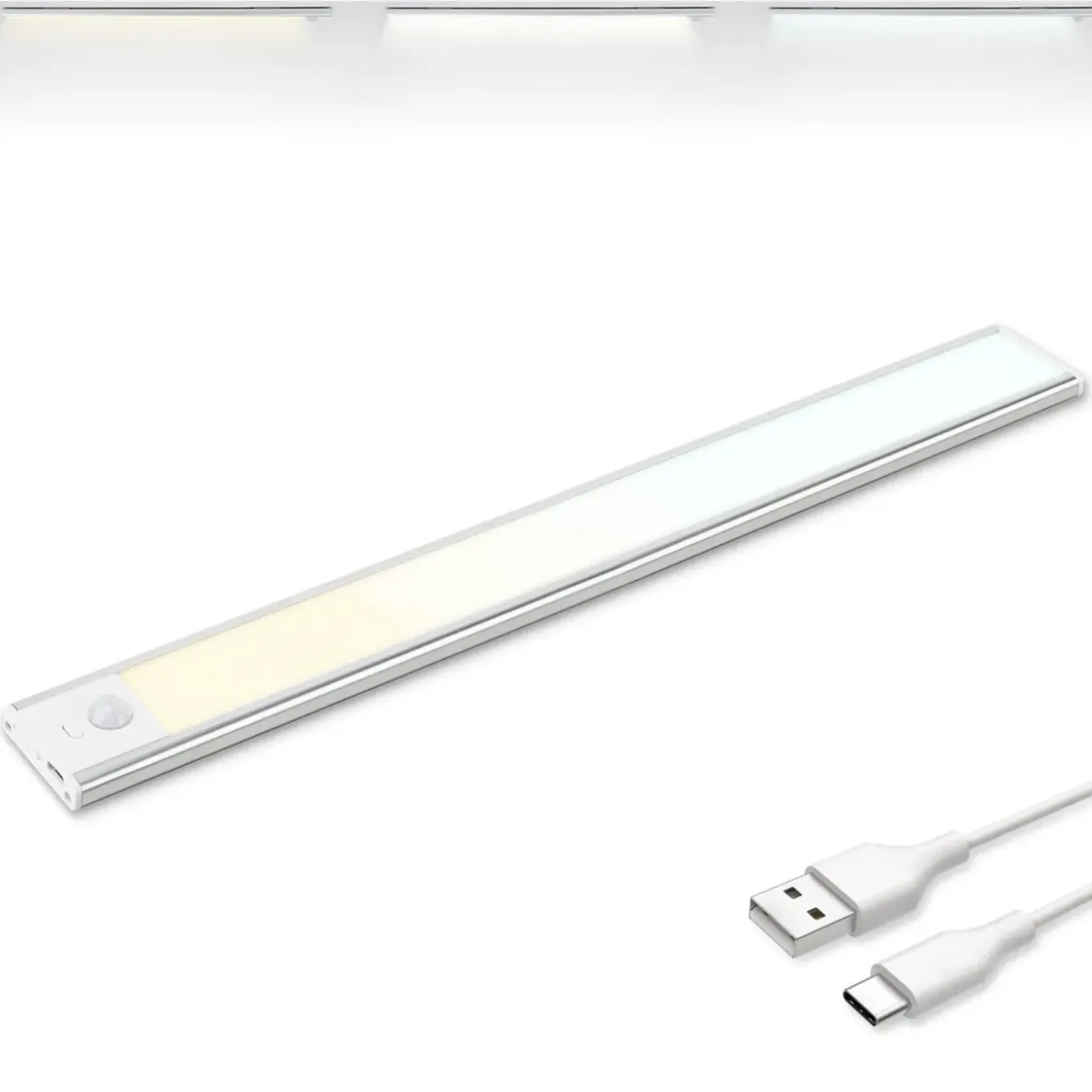 Brendz Kastverlichting - PIR sensor - USB-C - 40 cm - 3 kleurtemperaturen