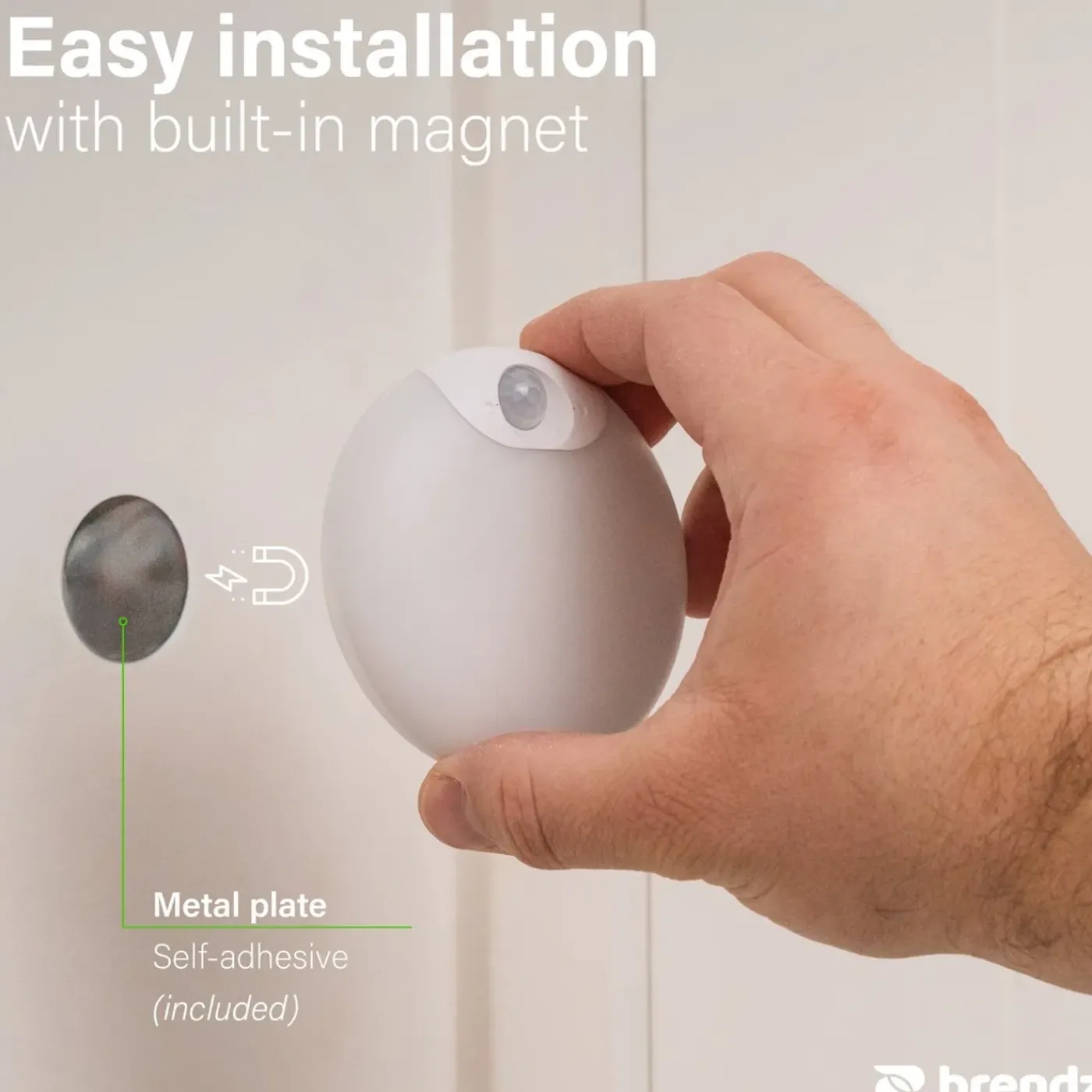 Brendz - Kastverlichting - USB-C Oplaadbaar - PIR Sensor