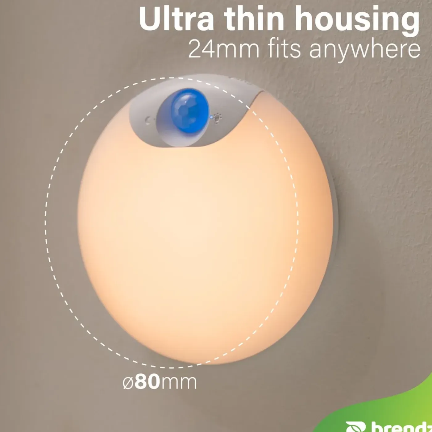 Brendz - Kastverlichting - USB-C Oplaadbaar - PIR Sensor