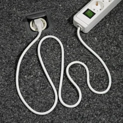 Brennenstuhl Eco-Line met schakelaar 3 stopcontacten wit 5 m H05VV-F 3G1,5