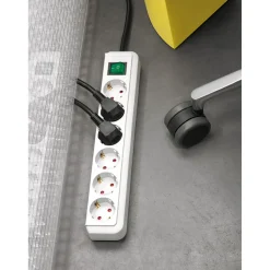 Brennenstuhl Stekkerdoos eco-line 6-voudig antraciet 1,5 meter