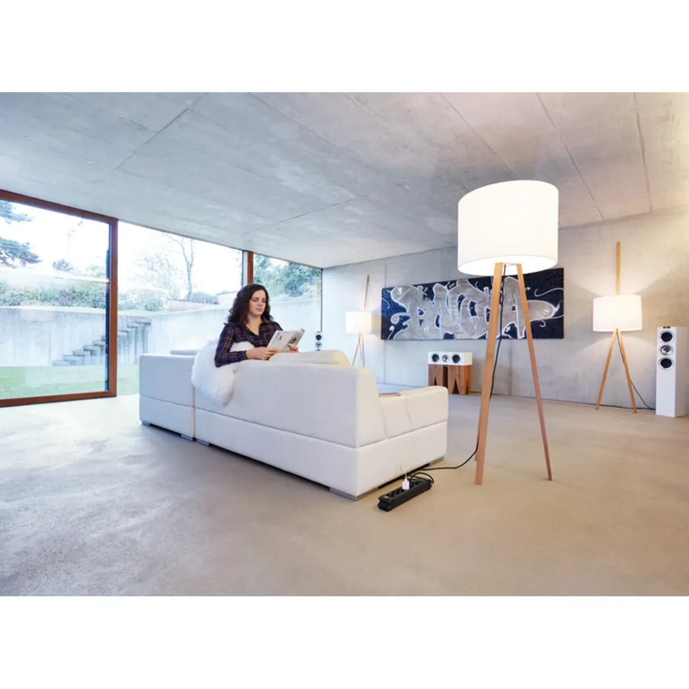 Brennenstuhl Stekkerdoos Premium-Line - 6-voudig - Zwart - 3m