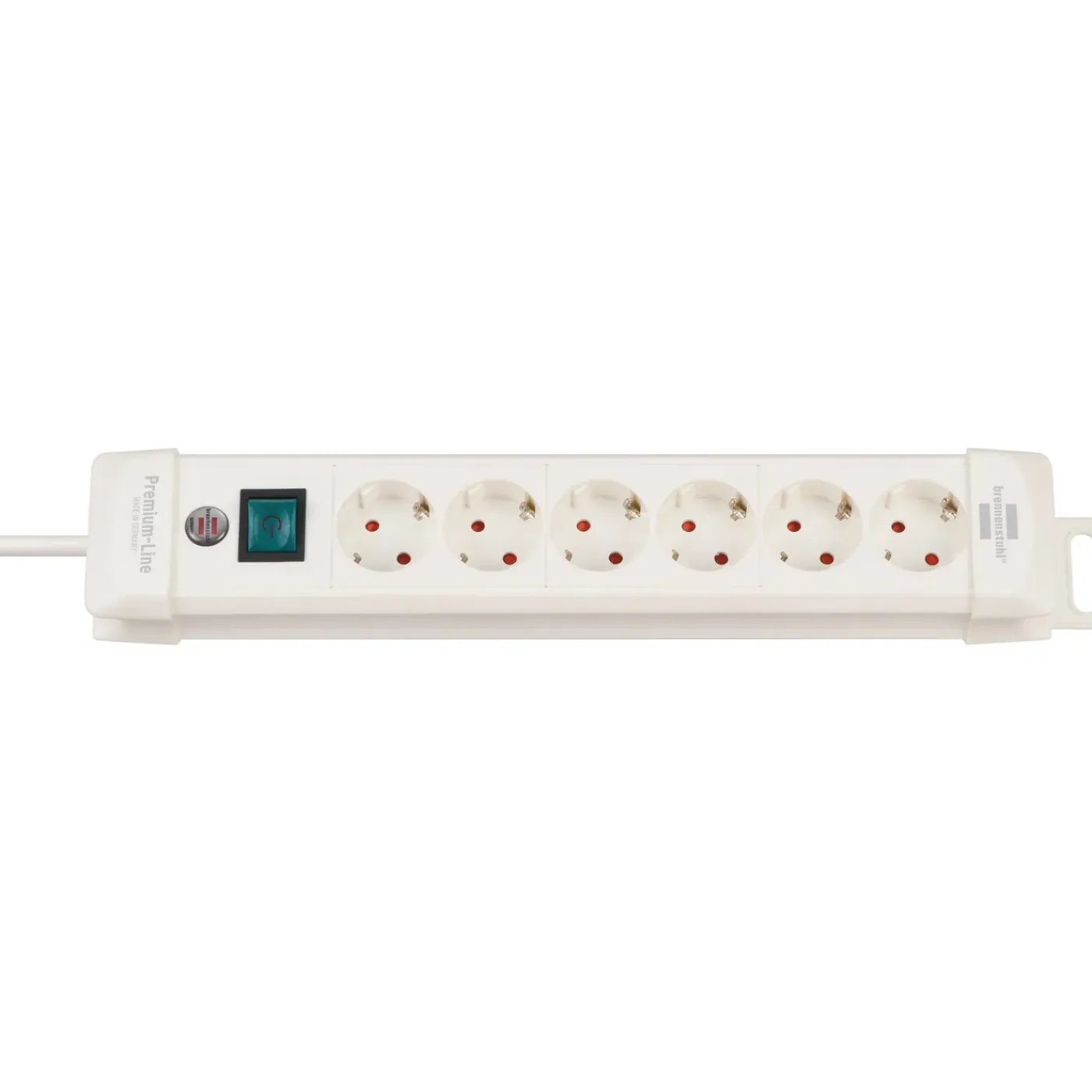 Brennenstuhl Stekkerdoos premium-line 6-voudig wit 3 meter