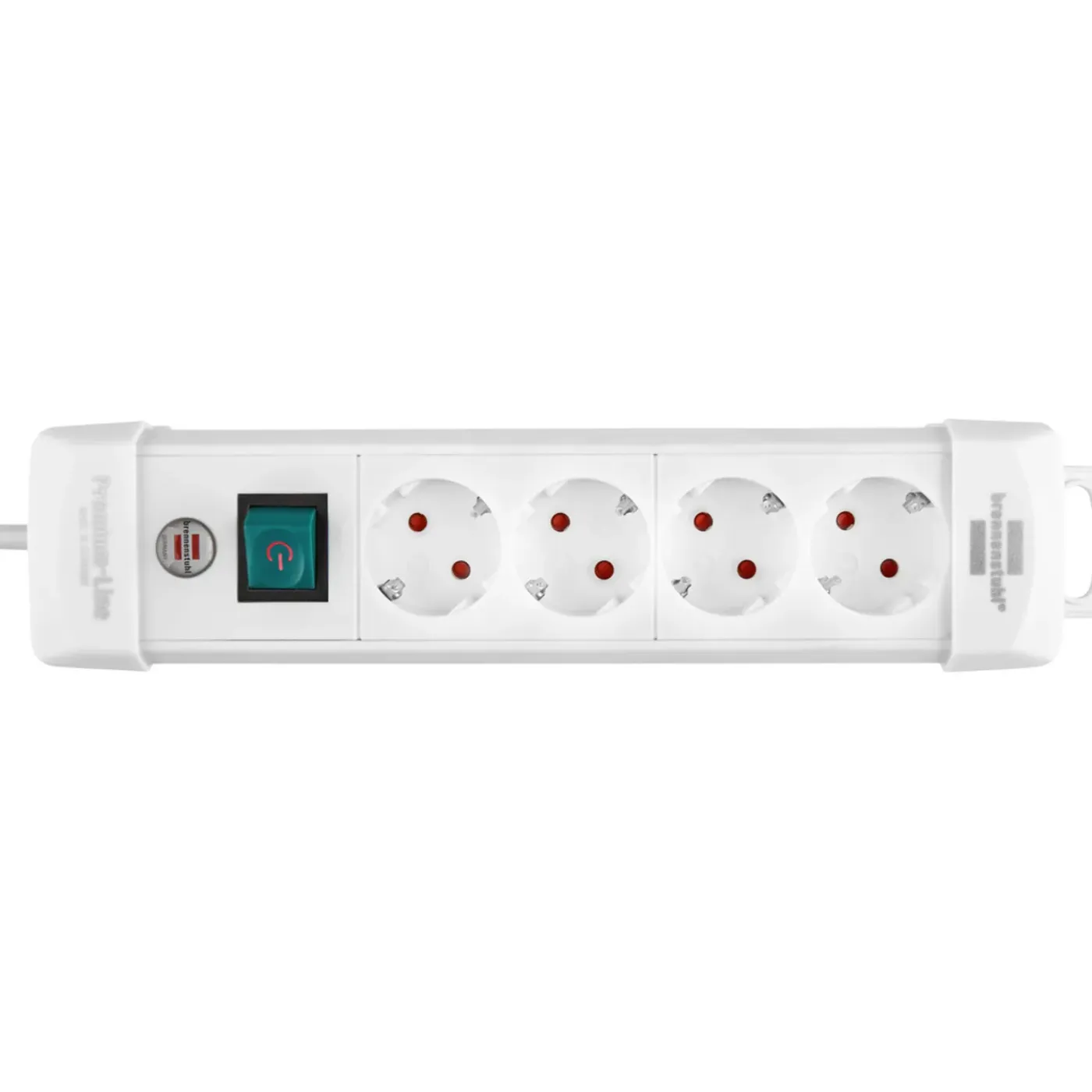 Brennenstuhl Stekkerdoos premium-line 4-voudig wit 1,8 meter