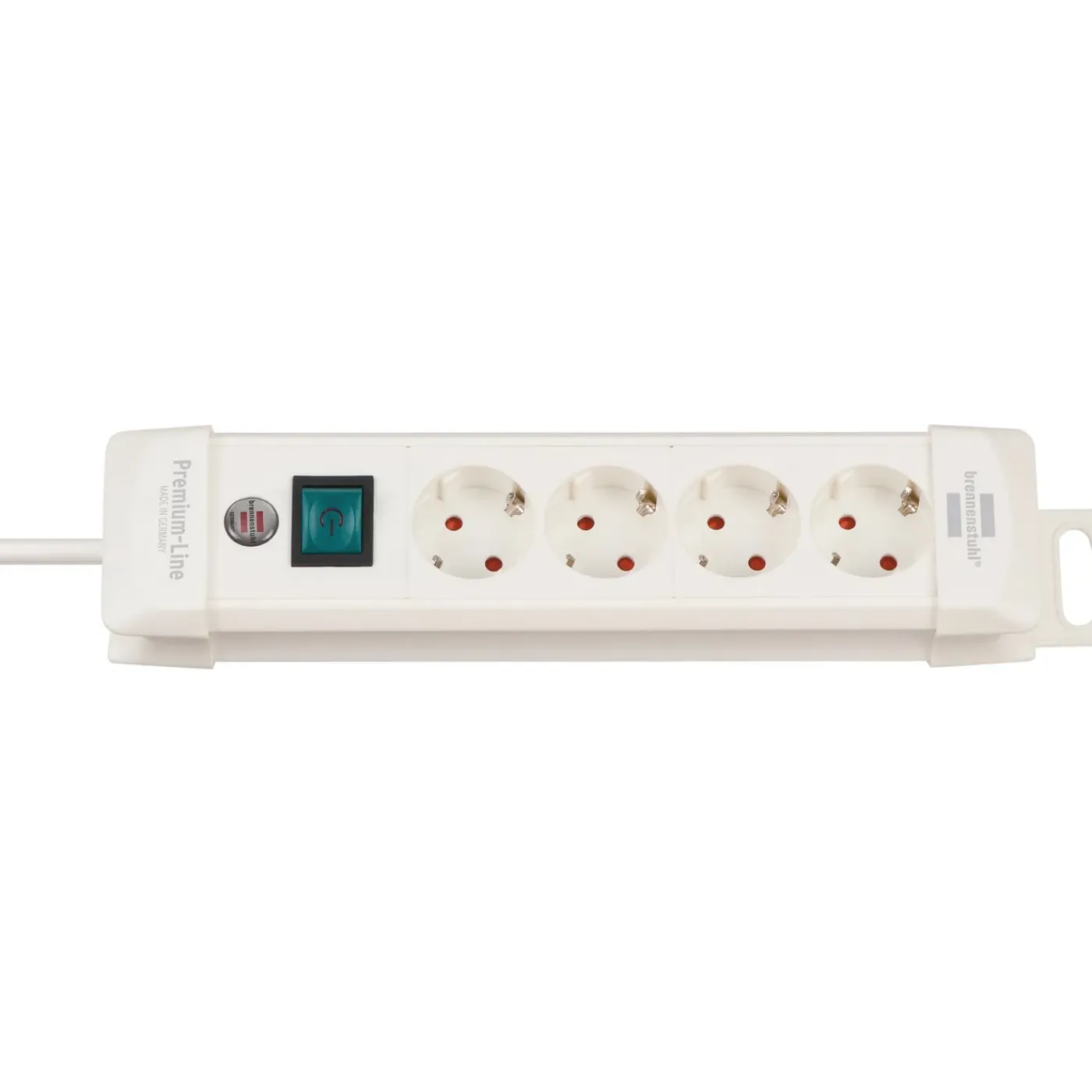 Brennenstuhl Stekkerdoos premium-line 4-voudig wit 1,8 meter