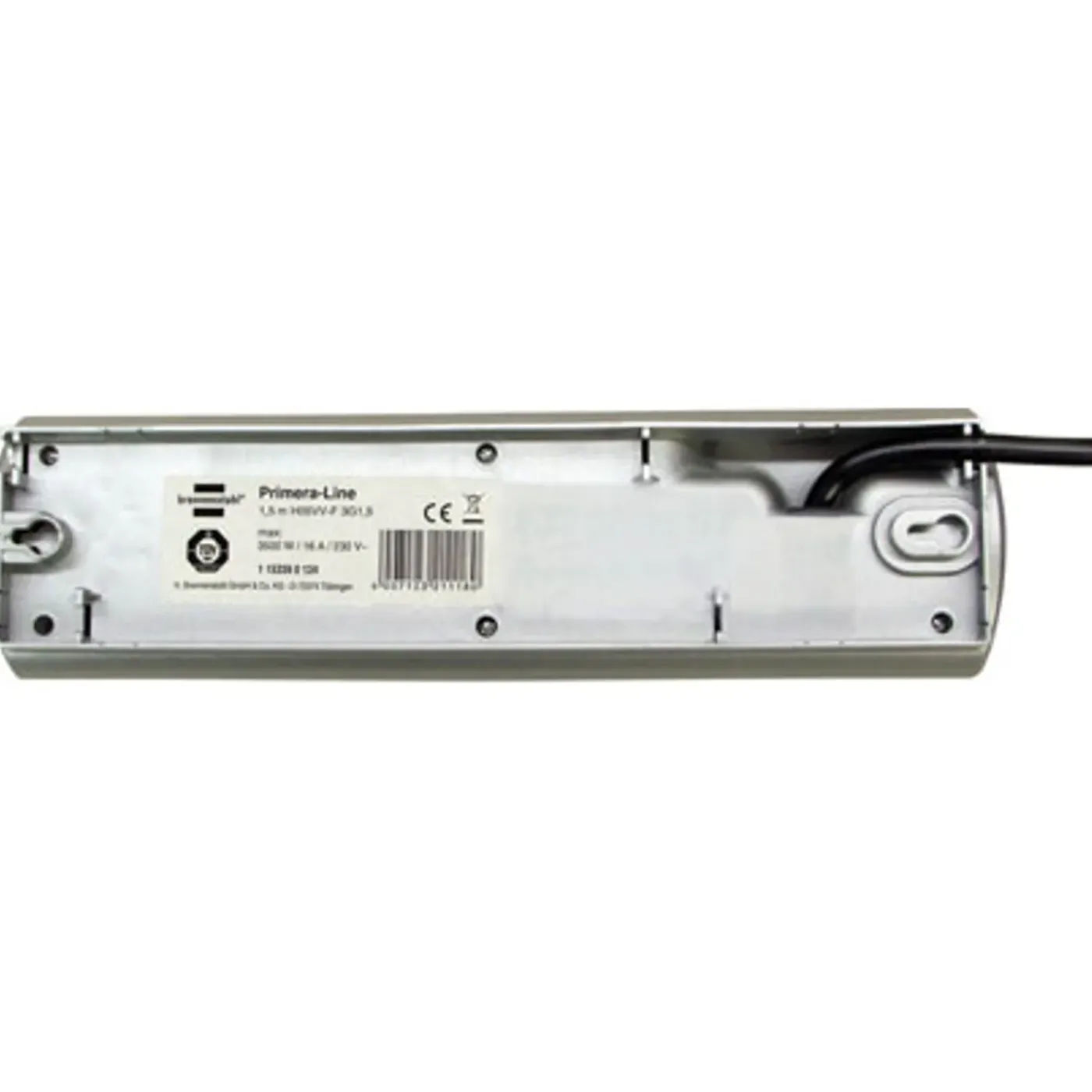Brennenstuhl stekkerdoos primera-line 4-voudig zwart 1,5m H05VV-F 3G1,5