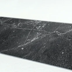BRICOFLOR Vliesbehang Zwart, Antraciet, Wit - 10,05 X 0,53 M - Marmerlook